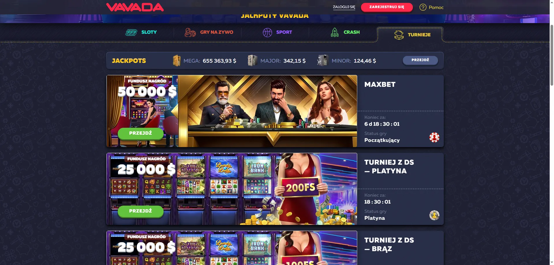 Vavada Casino bonusy – 100% do 4300 PLN i darmowe spiny
